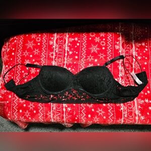 PINK Victoria's Secret Black Lace Bra